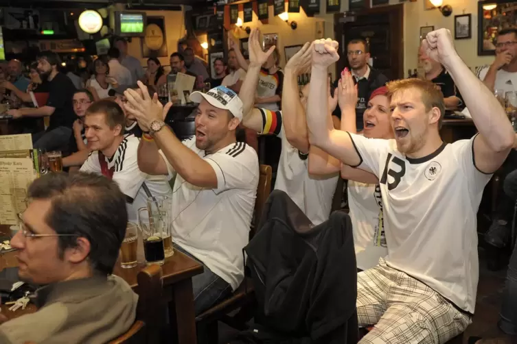 Der Irish-Pub in Ludwigshafen war nicht nur nur während der WM 2014 Treffpunkt von WM-Fans.