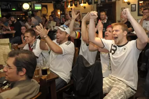 Der Irish-Pub in Ludwigshafen war nicht nur nur während der WM 2014 Treffpunkt von WM-Fans.