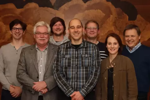 Der TG-Vorstand (von links): Christian Breust, Peter Aures, Steffen Claus, Tobias Keller, Heiko Keller, Simone Röll und Walter P