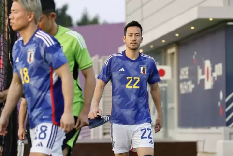 Entschlossen: Japans Kapitän Maya Yoshida.