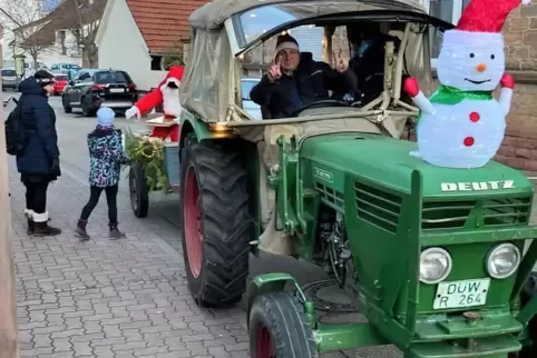 Kam bei der Premiere prima an: die Wachenheimer Nikolausfahrt.