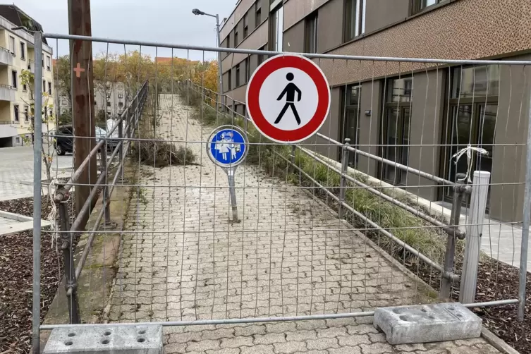 Unsch&ouml;ner Anblick: zugewucherte Aufg&auml;nge.