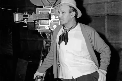 William Dieterle am Set in Hollywood.