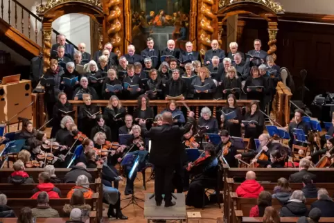 Geistliche Musik aus Frankreich: der Mozartchor Speyer unter Dieter Hauß in der Dreifaltigkeitskirche. 
