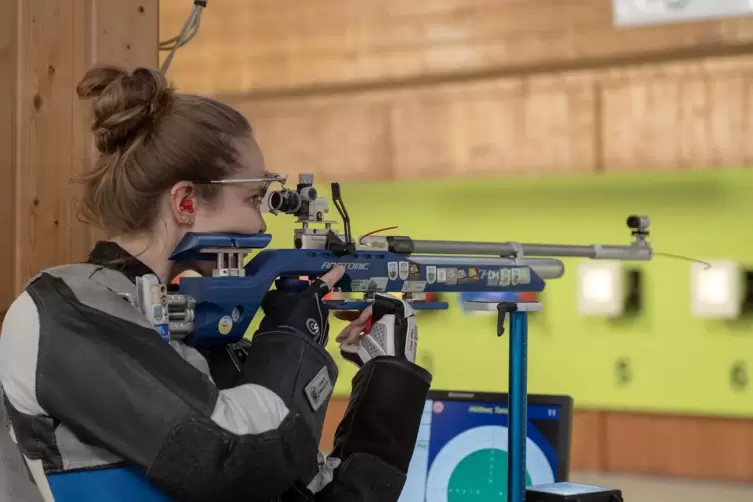 An eins in Appenhofen: Tamara Hüttner. 