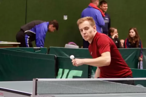 Ilja Kratschmer schielt mit dem TTC Winnweiler nach wie vor Richtung Aufstiegsrelegation. 