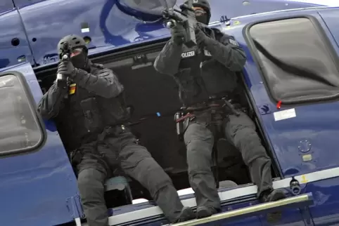 Sind am Dienstag gegen Pfälzer Rocker vorgegangen: Beamte der Spezialeinheit GSG9. 