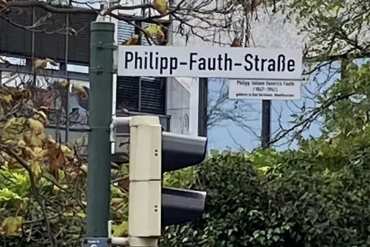 Auch die Philipp-Fauth-Straße soll umbenannt werden. 