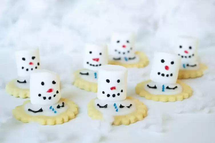 Melted Snowman-Pl&auml;tzchen sind eine gute Idee.