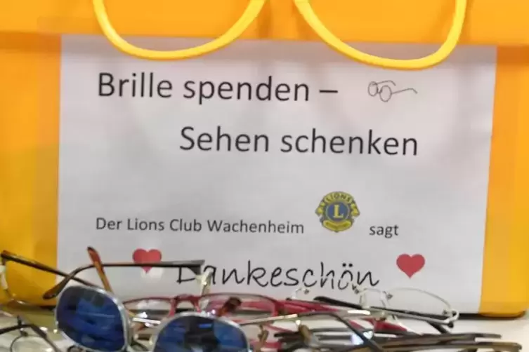 Wer noch alte Brillen zu Hause im Schrank hat: Der Lions Club Wachenheim sammelt die Sehhilfen für einen guten Zweck.