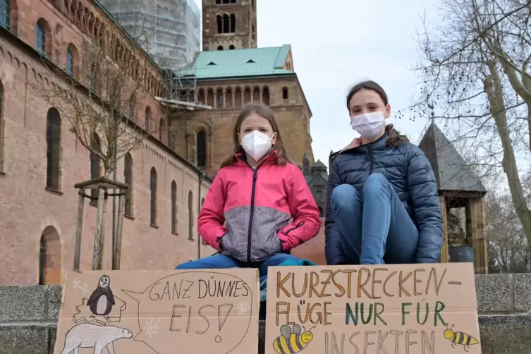 Protest: Auch in Speyer wird für mehr Klimaschutz demonstriert. Eine Strategie für die Stadt soll her.