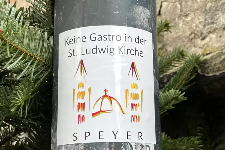 Sorgt f&uuml;r Verwunderung: anonyme Aufkleberaktion. 