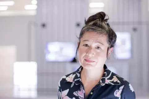 Ganz vorne: Künstlerin Hito Steyerl. Ganz vorne: Künstlerin Hito Steyerl.
