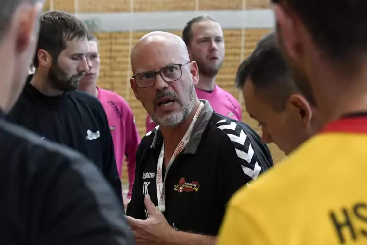 Trotz Niederlage nicht unzufrieden: HSG-Trainer Thorsten Koch.