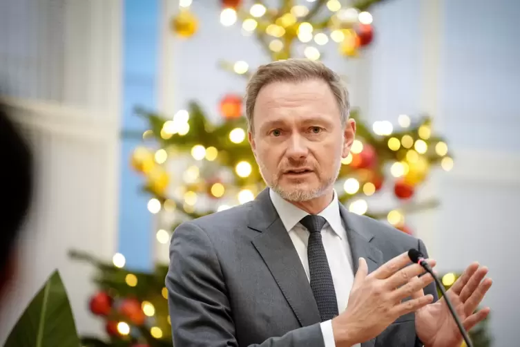 Bundesfinanzminister Christian Lindner (FDP): Kurz vor Weihnachten werden die Pläne für die Aktienrente konkreter.
