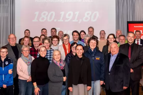 Hat über 180.000 Euro an Vereine und Organisationen ausgeschüttet: Die Stiftergemenschaft Sparkasse Vorderpfalz.