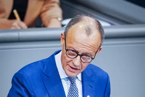 Oppositionsführer mit Redetalent: Friedrich Merz (CDU) versucht, die Ampel-Koalition vor sich her zu treiben. 