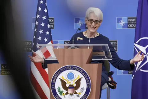 US-Vizeaußenministerin Wendy Sherman reist am Donnerstagabend nach Berlin.