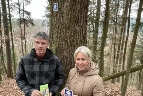 Udo Bölts und Landrätin Susanne Ganster stellten die neue Verbindungsroute vor. 