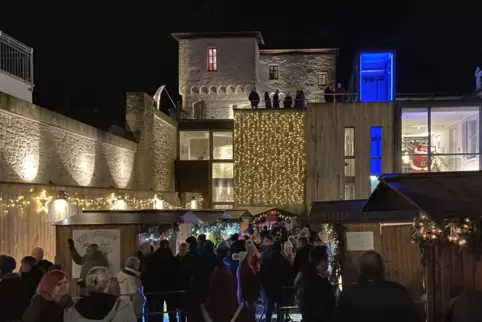 Beim Weihnachtsmarkt in Lauterecken kam das Thema Standgebühren auf.