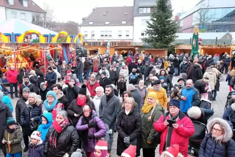 Auch am letzten Tag, dem Sonntag, war noch mal viel los auf dem Weihnachtsmarkt. 