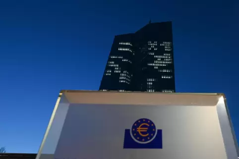 Die EZB-Zentrale in Frankfurt.