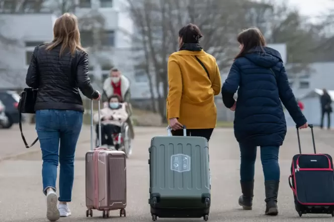 Viele Frauen und Kinder aus der Ukraine haben bereits im Landkreis Kaiserslautern eine Unterkunft gefunden – oftmals bei Verwand