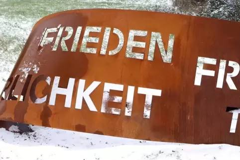 So sieht der Platz zum Innehalten und Nachdenken aus. 