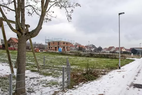 Das Baugebiet Weyhersacker. 