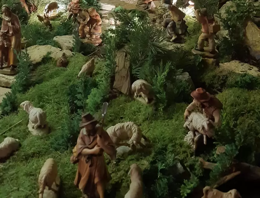 Die Landschaft wird vorher modelliert.