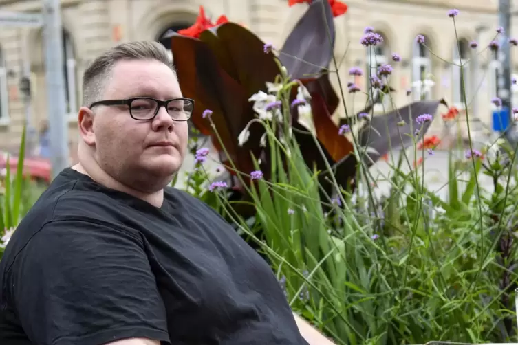 August 2020: der Fraktionssprecher der Linken im Frankenthaler Stadtrat, als er noch mehr als vier Zentner gewogen hat.