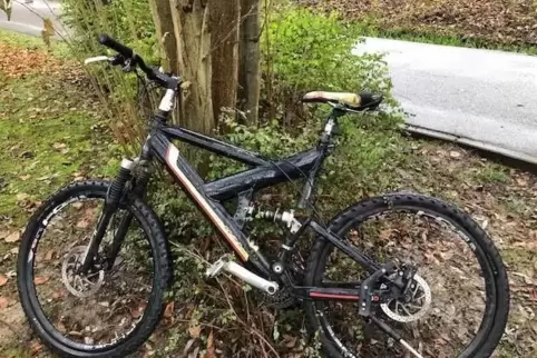 Das sichergestellte Haibike.