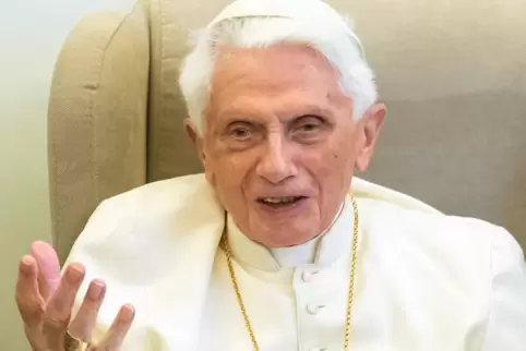 Emeritierte deutsche Papst Benedikt XVI.