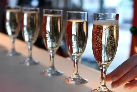 Sekt ist beim Neujahrsempfang ein Muss.