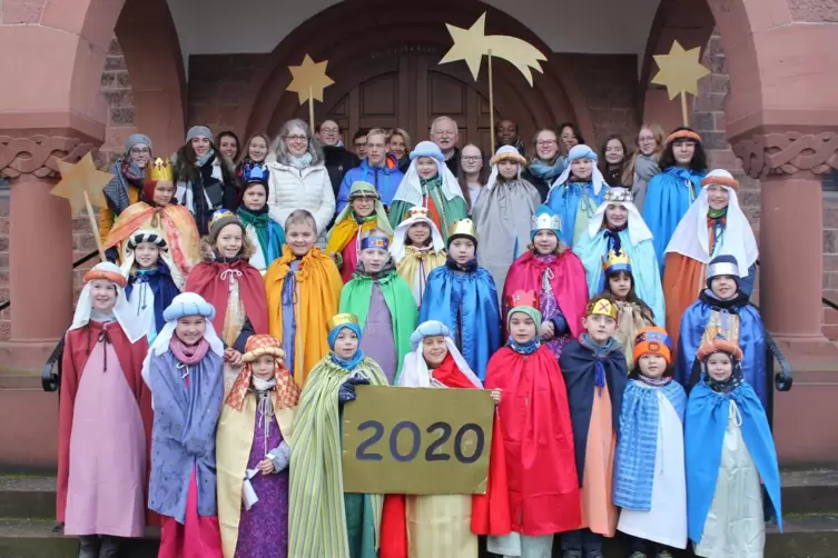 Im Januar 2020 fand die bislang letzte Sternsingeraktion in der Pfarrei Maxdorf statt. 