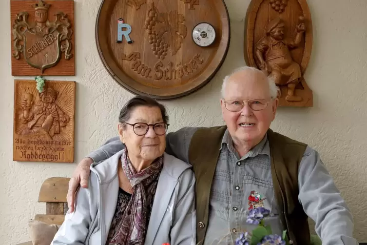 Ruth und Adolf Schöner sind seit 70 Jahren verheiratet. 