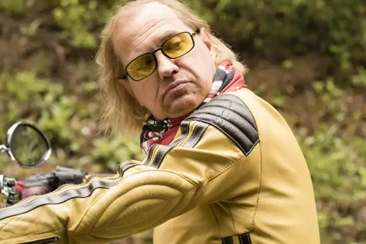Wilder Stargast im Wildpark: Schauspieler Uwe Ochsenknecht.