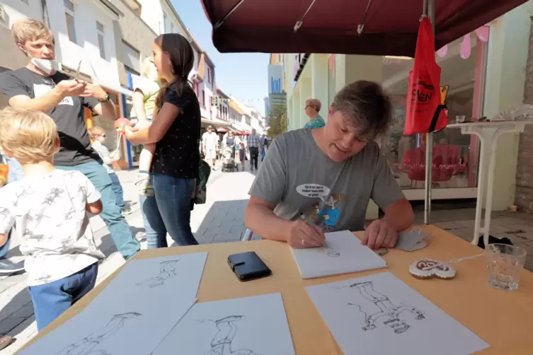 Griff f&uuml;r uns zum Zeichenstift: Illustrator Holger Faber.