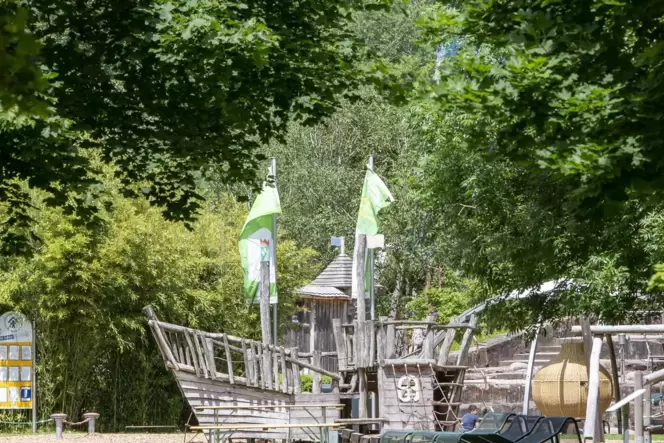 Anlaufstelle für viele Eltern mit ihren Kindern: die Gartenschau.