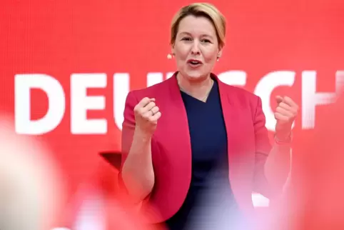 Muss um ihren Job als Regierende Bürgermeisterin von Berlin bangen: Franziska Giffey (SPD). 