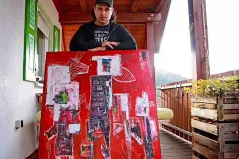 Musiker, Krebs- und Fischkenner und neuerdings auch Maler: Chris Lukhaup aus Hinterweidenthal plant Ausstellungen in Straßburg u