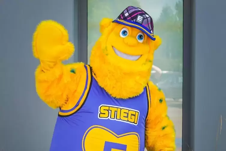 Vielleicht kommt Stiegi, das Maskottchen von Edeka-Stiegler, zur Er&ouml;ffnung nach Mutterstadt. 