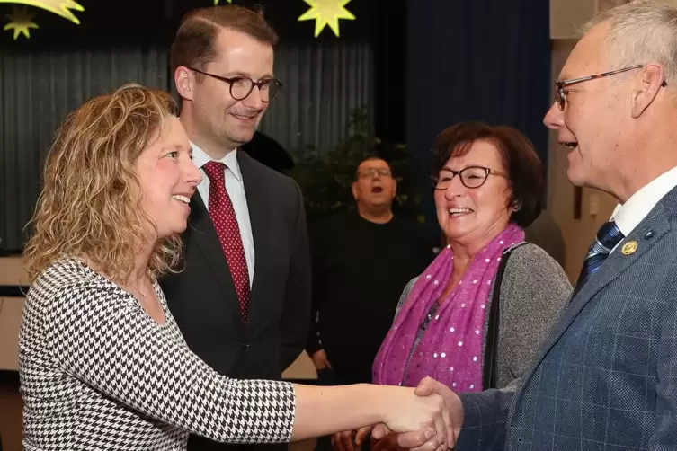 Im Jahr 2020: Damals konnte Claudia Klein zum ersten Mal als Ortsbürgermeisterin ihre Gäste beim Neujahrsempfang begrüßen. 