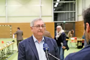 Der SPD-Vorsitzende Achim Jesel am Donnerstagabend. 