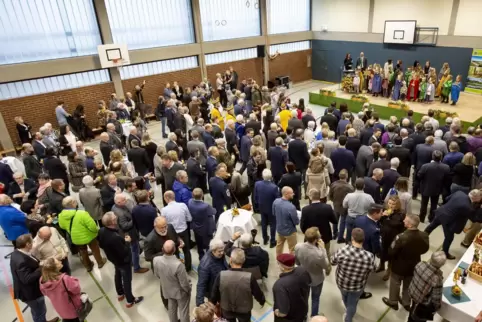 Sternsinger eröffneten den Neujahrsempfang musikalisch. 