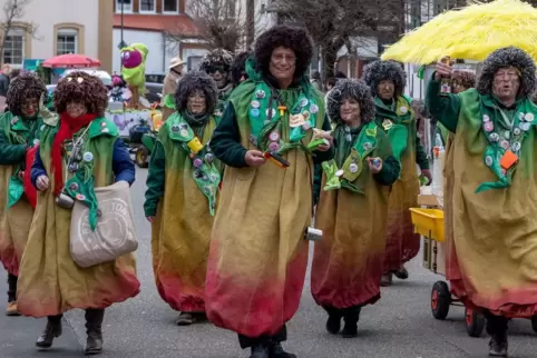 Für viele Gruppen hat die Vorbereitung auf den Umzug bereits begonnen. Das Foto stammt aus dem Jahr 2020. 