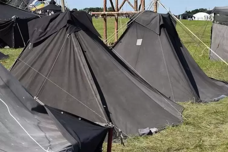 Bei ihren Zeltlagern übernachten die Pfadfinder-Gruppen in sogenannten Kothen.