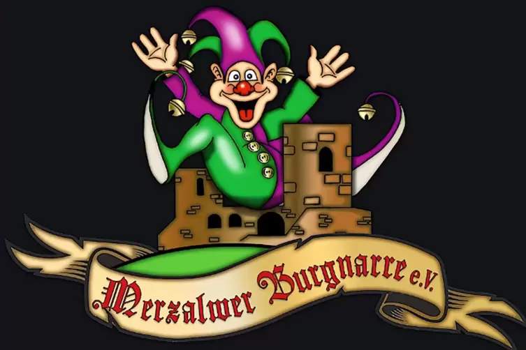 Das neue Logo der „Merzalwer Burgnarre“ nach der Umbennung des Vereins. Vorher hieß der Fasnachtsverein „Närrische Neecher Merza