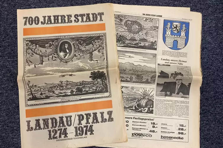Die Sonderbeilage der RHEINPFALZ 1974. 