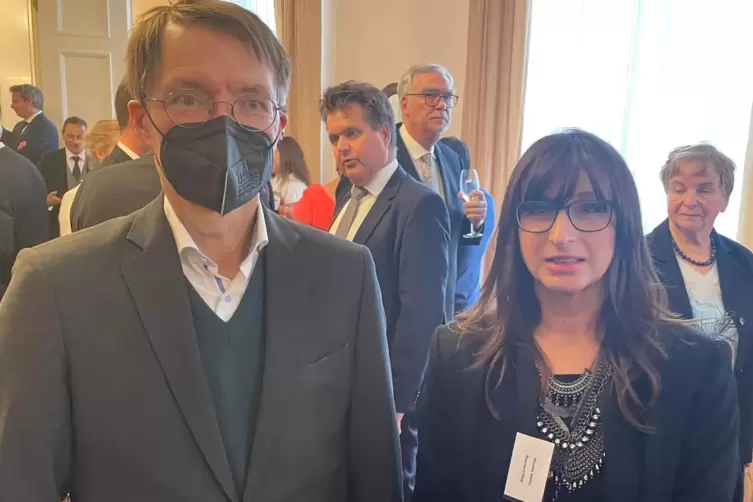 Bundesgesundheitsminister Karl Lauterbach schaute ebenfalls kurz vorbei. 